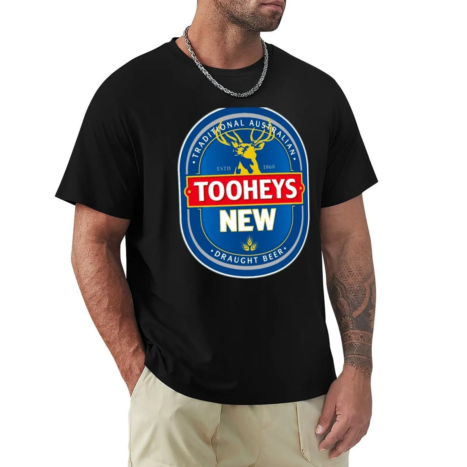 vol.1 Tooheys old Brewery Irish Whiskey logo brewery local! T-Shirt Fashion Pattern Printed Tee Shirt
