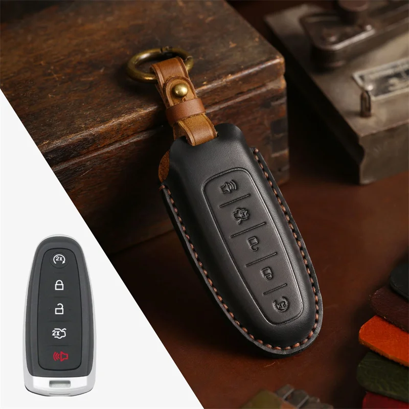 Car Remote Control Key Case Cover Shell Fob Holder for Ford Focus C-Max Explorer Escape Kuga Taurus C Max Keychain Skin Keychain