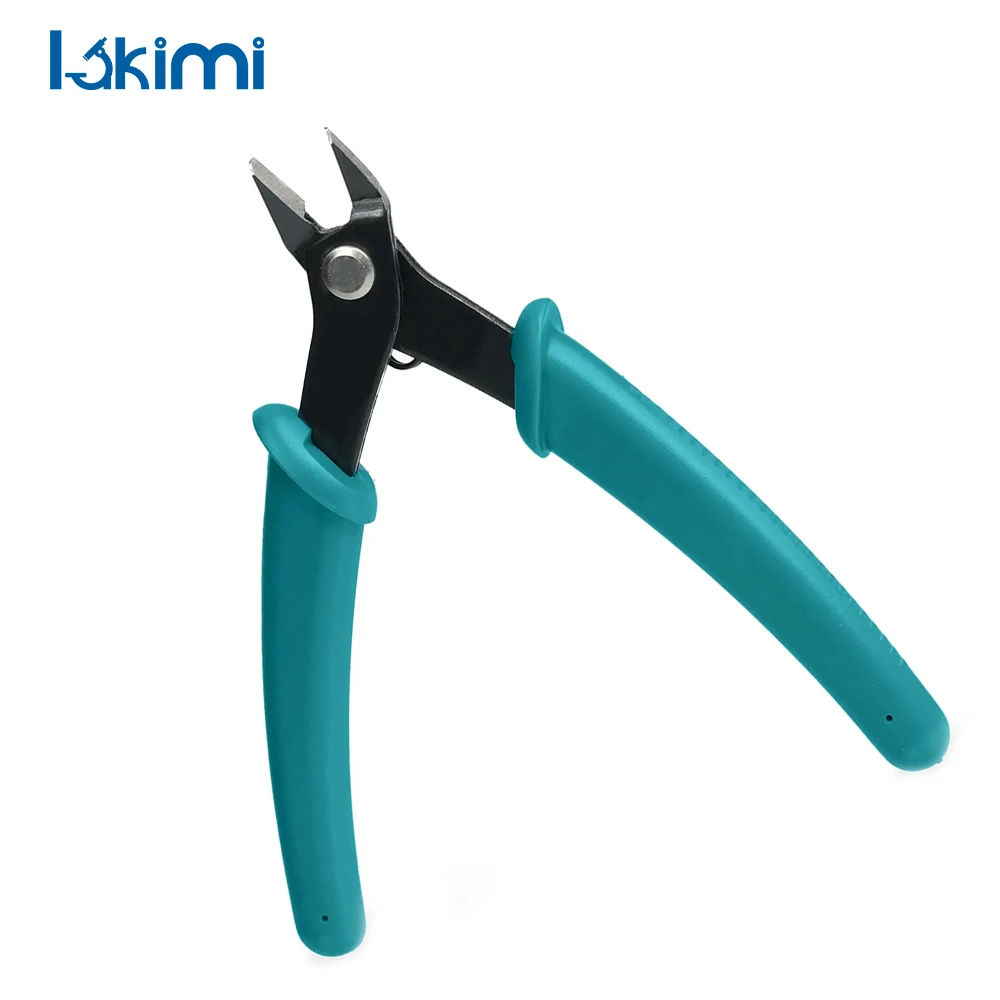 

5.12" Precision Micro Wire Cutter Flush Cutters, Side Cutting Pliers for Clean Cuts in Electronics, Jewelry, Model Kits LK-AA06