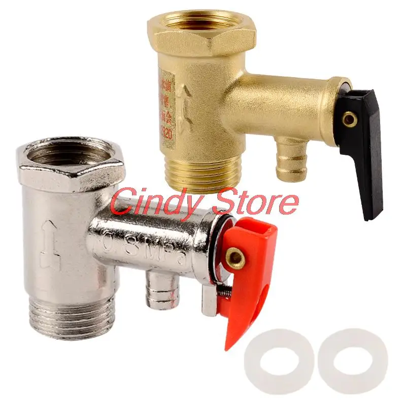 1PC Electric Water Heater Special Pressure Reducing Valve Lever  Safety Valve 0.8Mpa 0.9Mpa