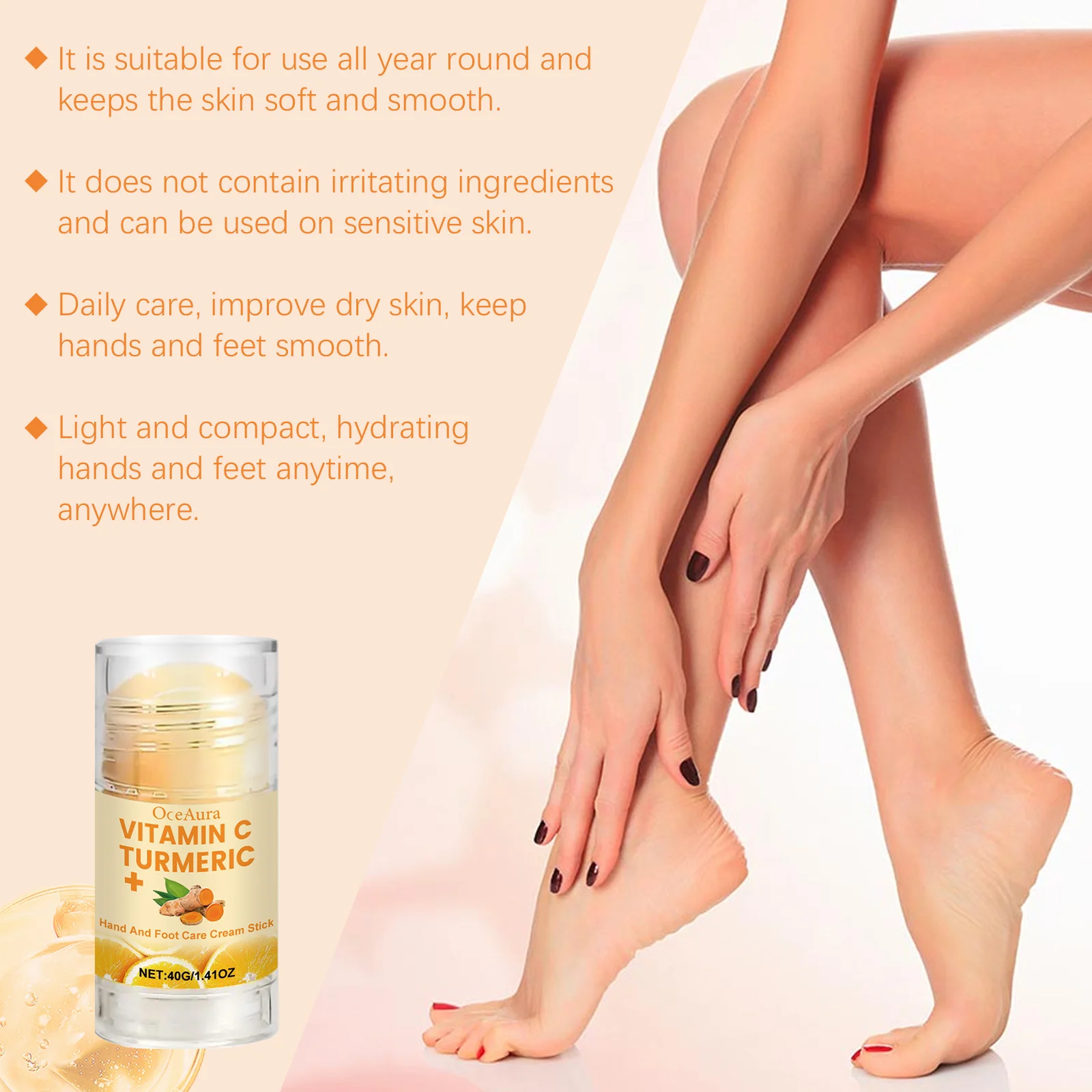Anti Drying Cream Long-Lasting Moisturizing Anti Chapping Dead Skin Removal Improve Skin Elasticity Smooth Hand Foot Care Cream