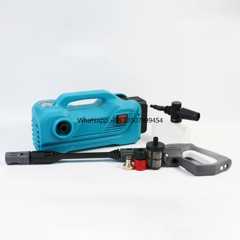 

Cordless Portable High Pressure Electric Car Washer Gun With 108V Rechargeable Battery Power Car Wash Foam Gun