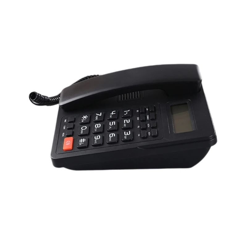 Corded Telephone with Speaker Display Landline Phone Big Button Landline Phones with Caller Identification Telephone