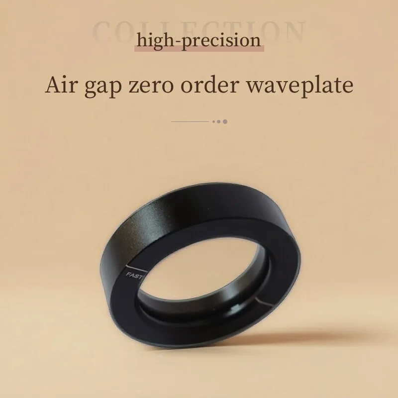 

【Global Shipping】Air Gap Zero-Order Waveplate 635nm Red Laser Quartz λ/4 λ/2 High Damage Threshold Anti-Reflective Coating