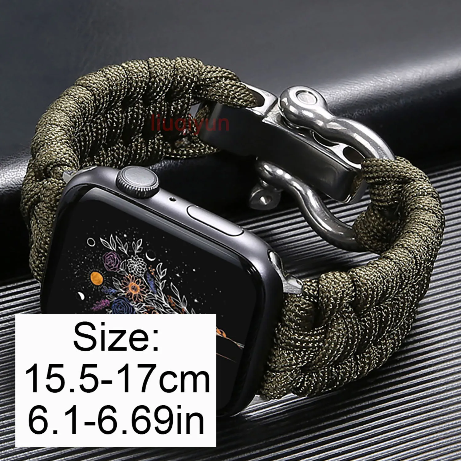 مظلة خارجية حبل الفرقة لساعة أبل 49 مللي متر 46 مللي متر 45 مللي متر 44/42/41/40 مللي متر حزام iWatch Ultra 2/3 SE 11 10 9 8 7 6 5 4 سوار