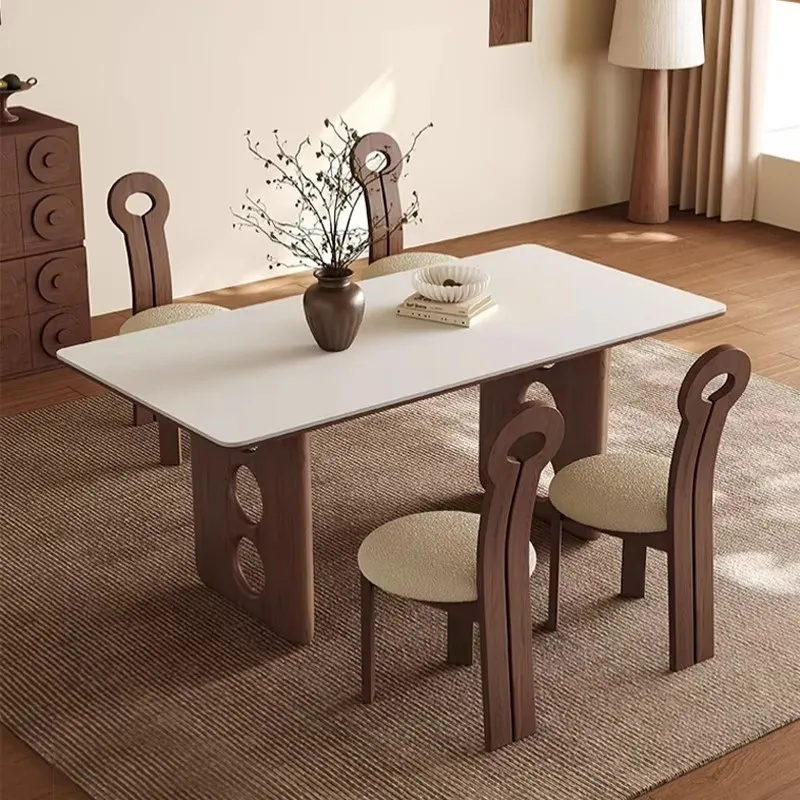 Luxury Dining Table With Sintered Stone Top High End Modern Luxury Minimalist Dining Table Set Designer Dining Table For Home