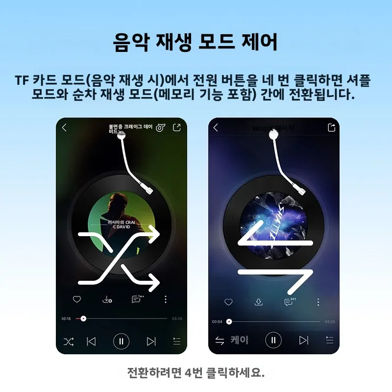 POLVCDG X9 골전도 이어폰 32G IPX8 방수 오픈 디자인 수영, 러닝, 사이클링... - 4