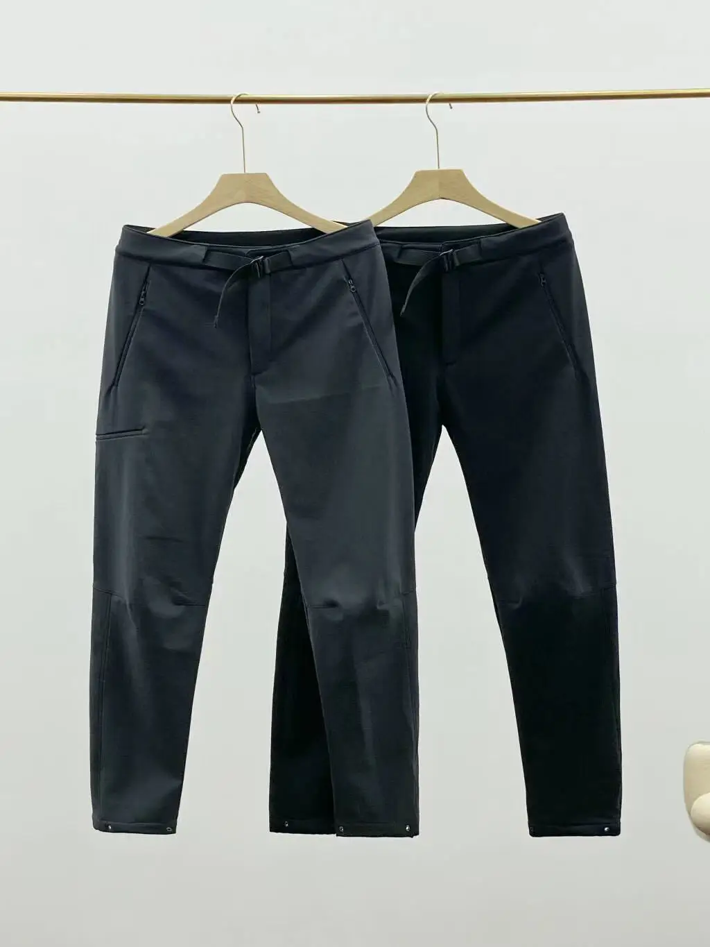 

Outdoor Men's Soft ell Fce Lined Thi Straight Leg Trousers Waterproof Workwear Autumn Winter Bird Home Substitute Pants