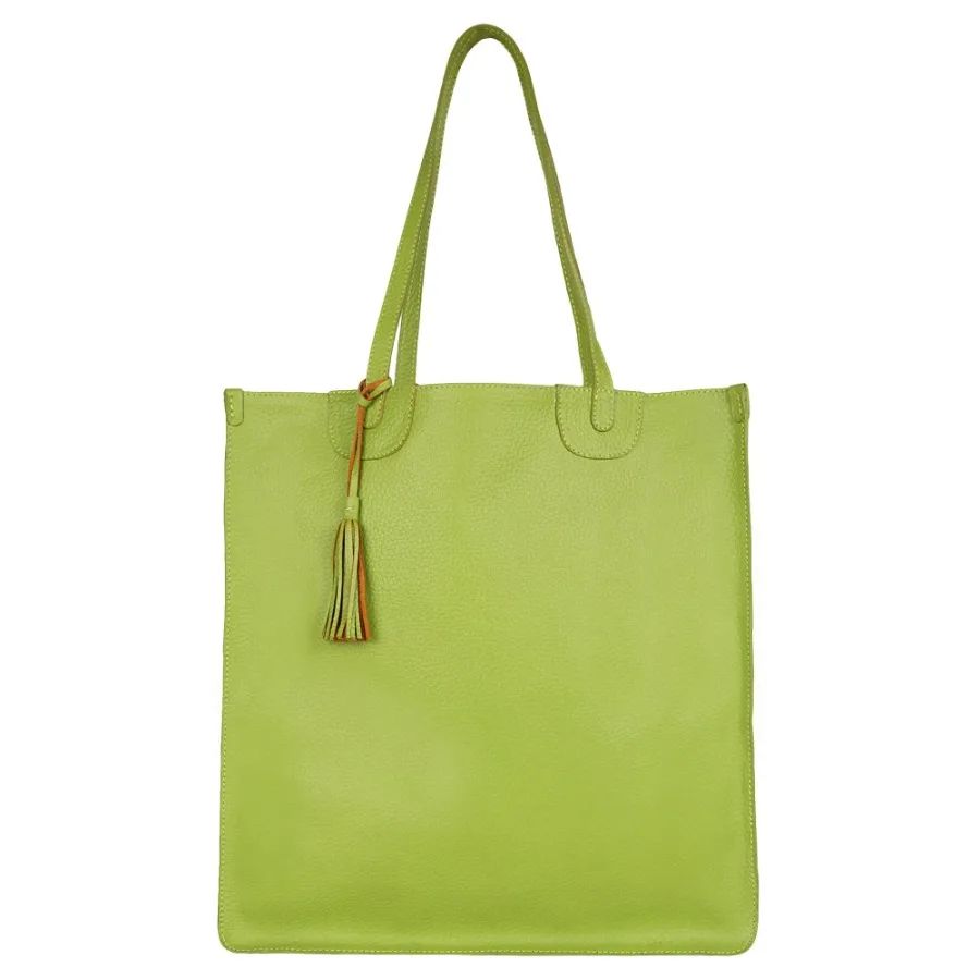 

Ivy Book Shop Tote Lime Green
