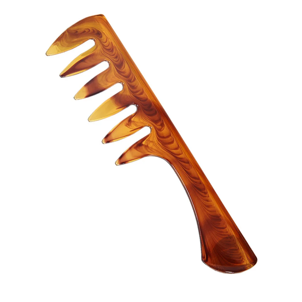 

3Pcs Amber Color Combs Premium Hair Comb Set Anti- Massage Blood Circulation Portable Hairdressing