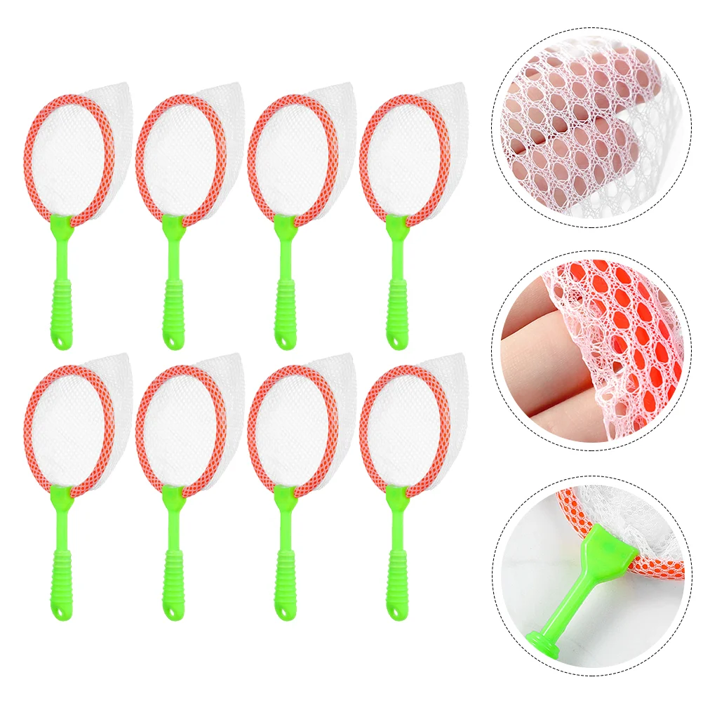 

8 Pcs Children's Fishing Net Kit Catcher Butterflies Catching Catchers Insects Kid Nets Mesh Plastic Baby