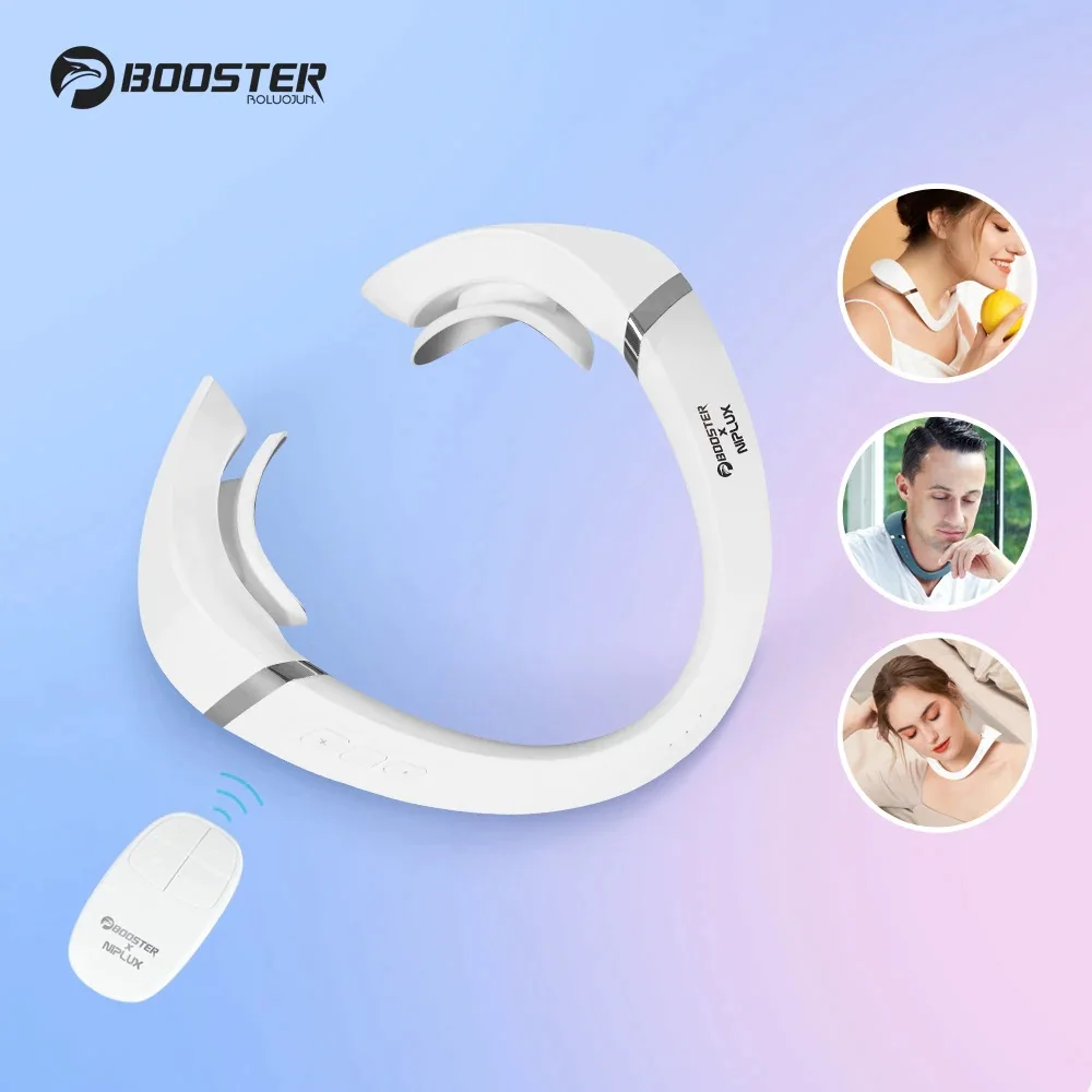 Booster Elektrische Pulse Neck Massager für Schmerzen Relief Health Care, Cordless Tiefe Gewebe Zehn Neck Muscle Massage Gerät