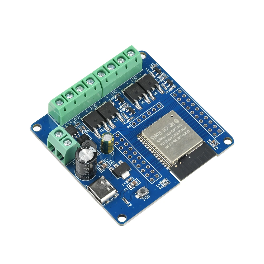 ESP32-32E واي فاي بلوتوث مجلس التنمية 2/4 MOS وحدة تبديل تيار مستمر 5-60 فولت نوع C للمنزل الذكي