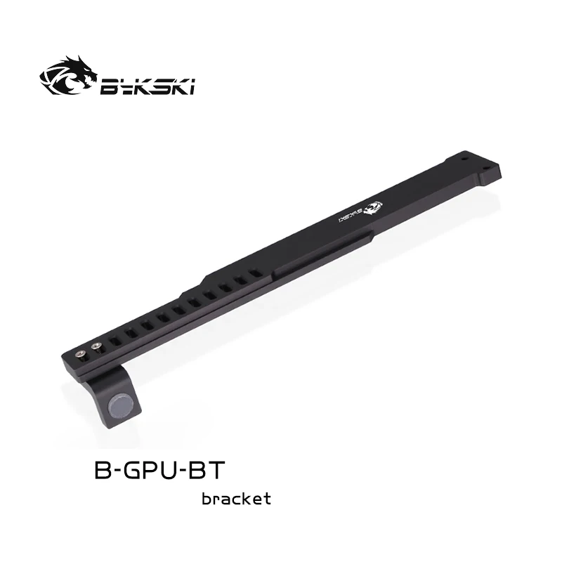 Металлический алюминиевый кронштейн Bykski для карта Brace GPU, длина 250 мм/поддержка фиксации видеокарты в корпусе с 2 отверстиями, B-GPU-BT