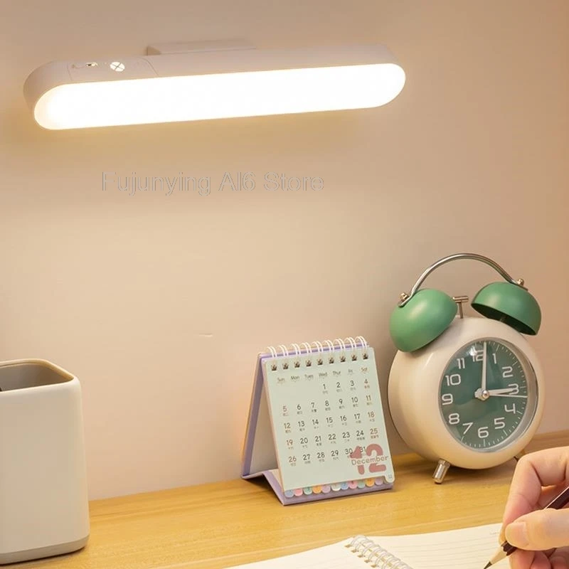 

Регулируемая настольная лампа для защиты глаз, светодиодное освещение для обучения спальне, общежития, многоуровневый прикроватный ночник, контрольный светильник A6