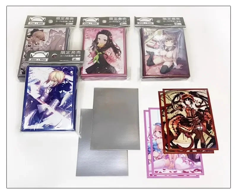 ゲーム Honkai スターレールカードスリーブアニメシルバーウルフホログラフィックスリーブカードプロテクターケースギフト用