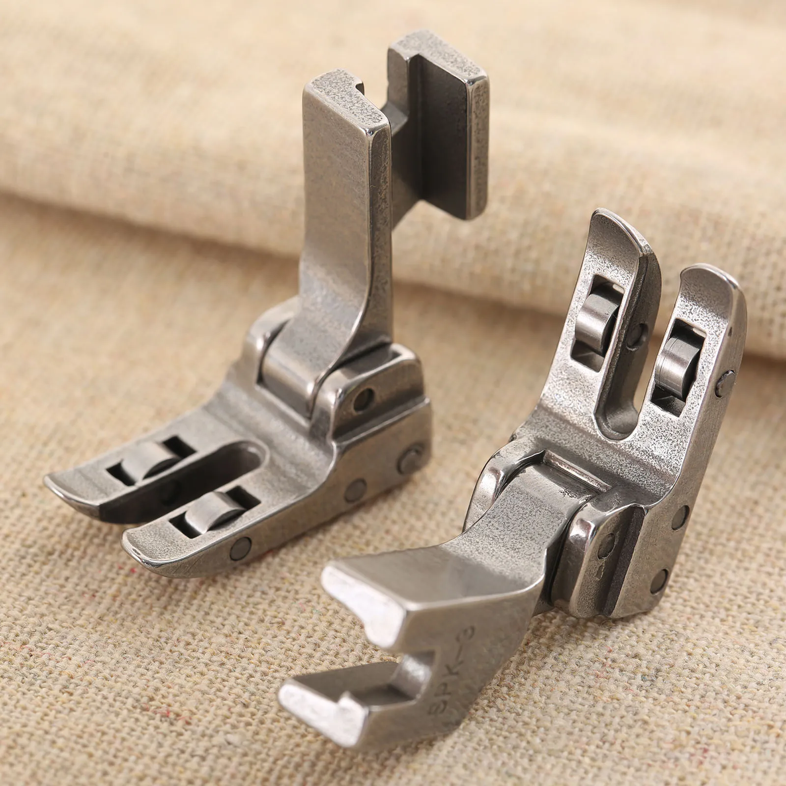 1* Industrial Lockstitch Sewing Machine Roller Foot SPK-3 High Shank PVC Leather For Singer Juki Sewing Machine Stainless Steel