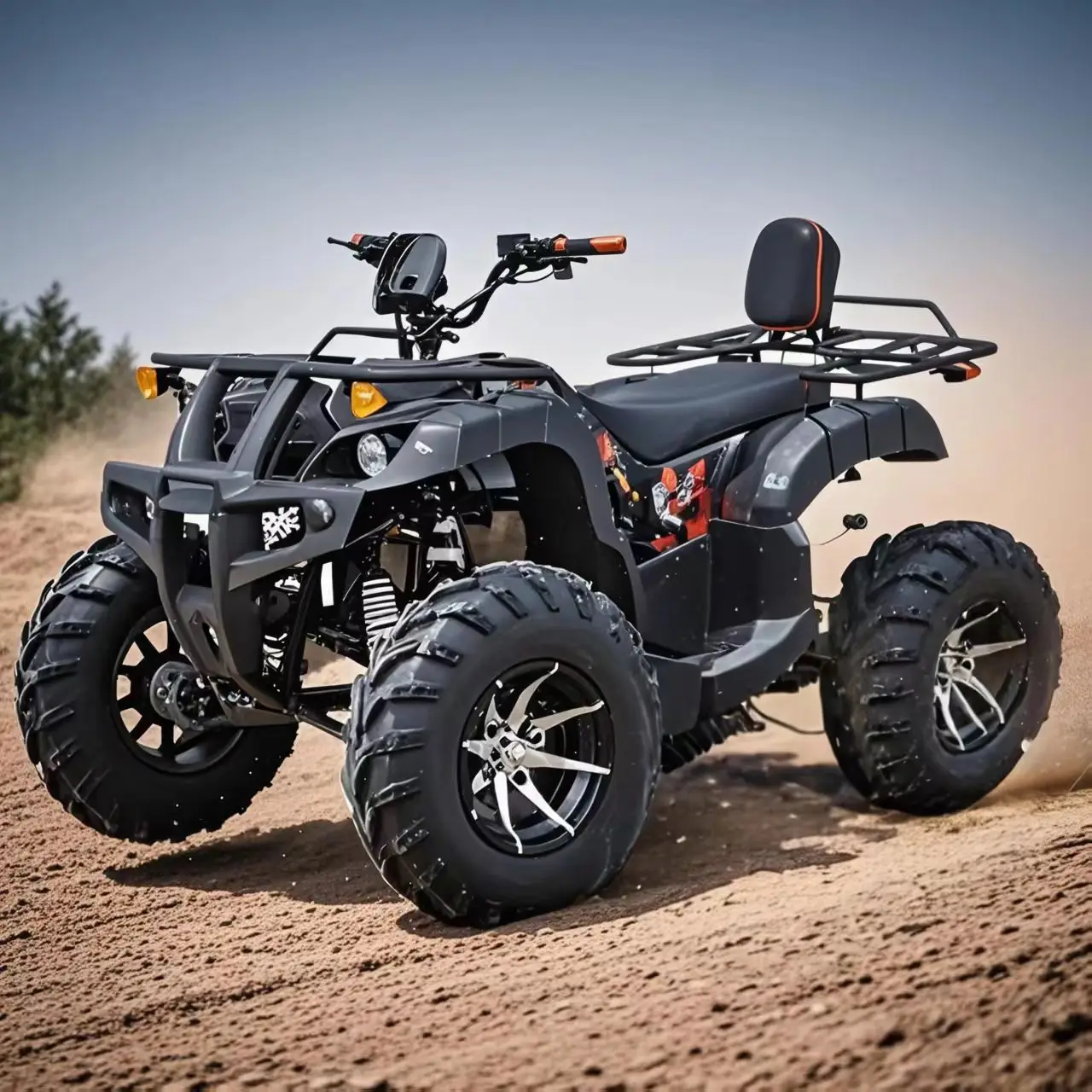 ATV Bull Electric 60v2200w محرك بدون فرشاة 2WD ATV كهربائي للكبار