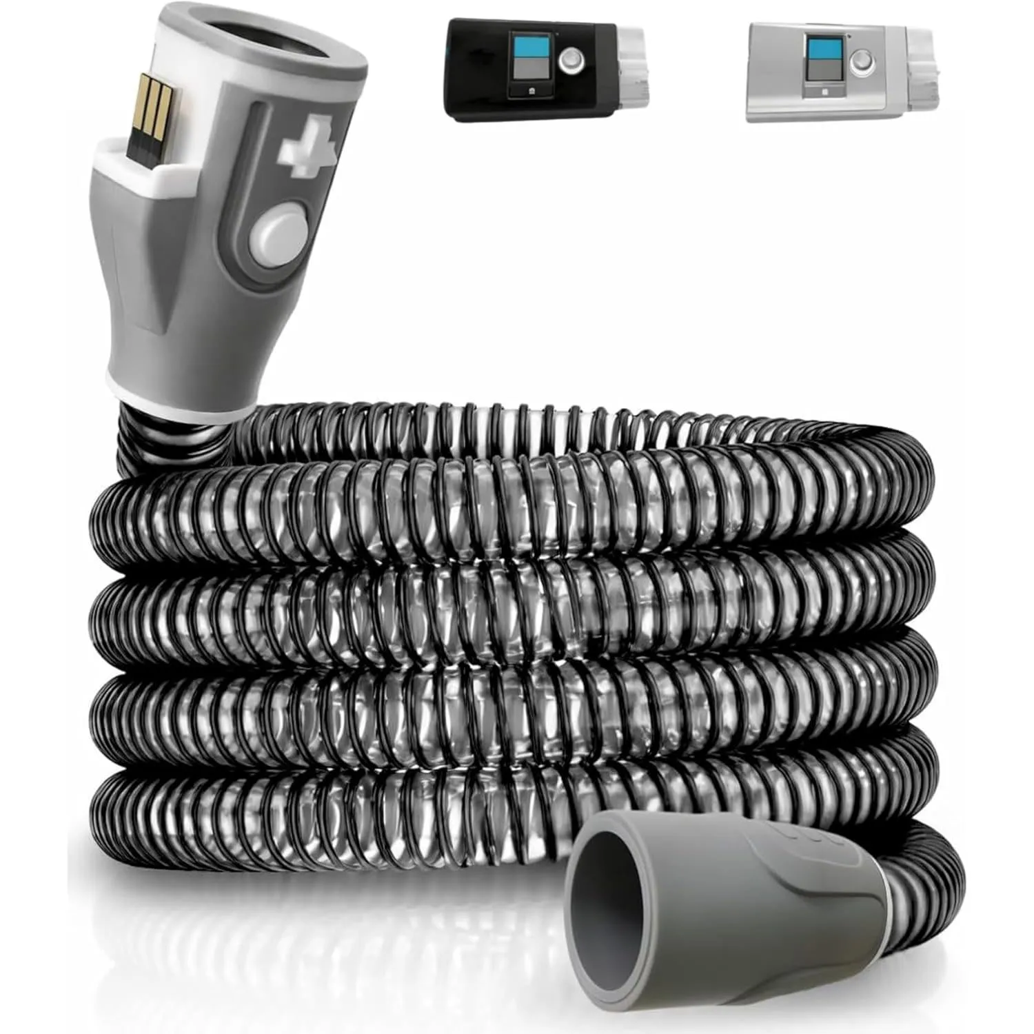 6.6ft Heated CPAP Tubing Climate Line Replacement Hose Compatible with AirSense 10 AirCurve 10 Ventilator Accessory Flexible