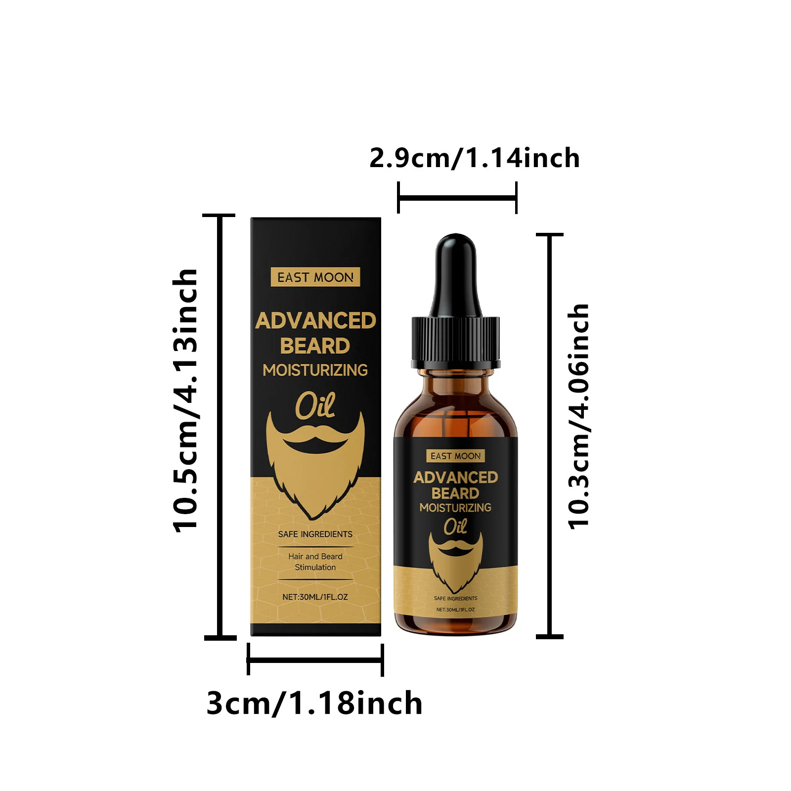 زيوت إكليل الجبل لإكليل الجبل واللحية من إيست مون لتقوية الجفاف والترطيب وتحافظ على التنعيم وتدوم طويلاً وزيت نمو اللحية للرجال 30 مللي #6