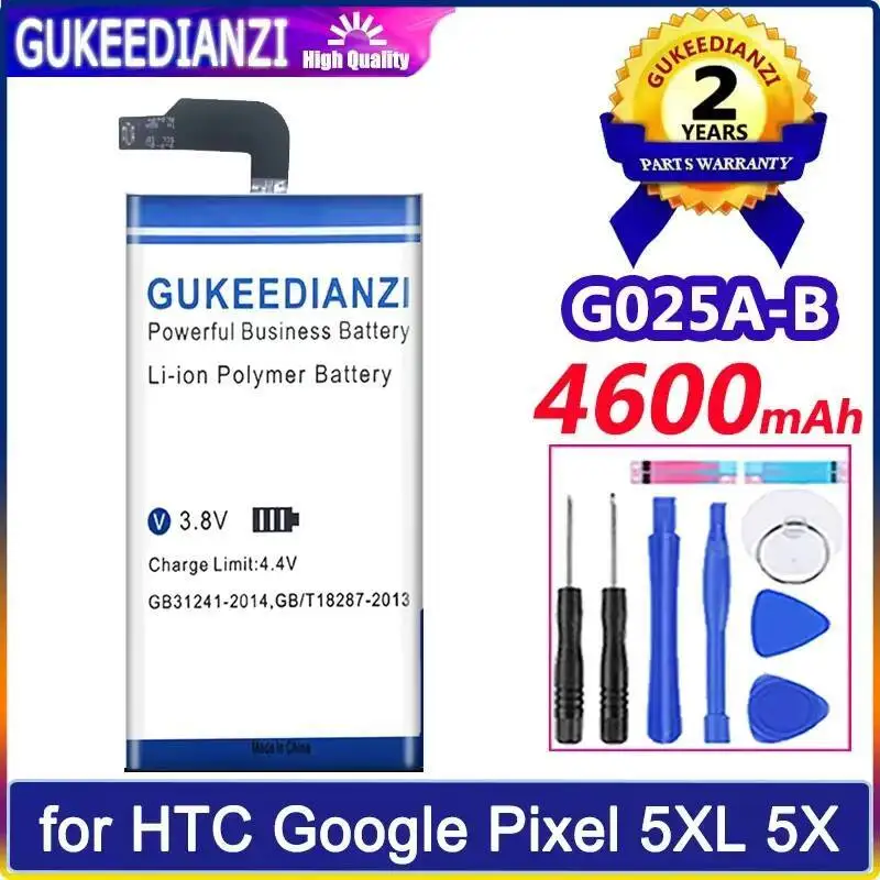 

Высокоэффективный аккумулятор 4600 мАч для мобильного телефона Htc Google Pixel 5XL 5X G025A-B
