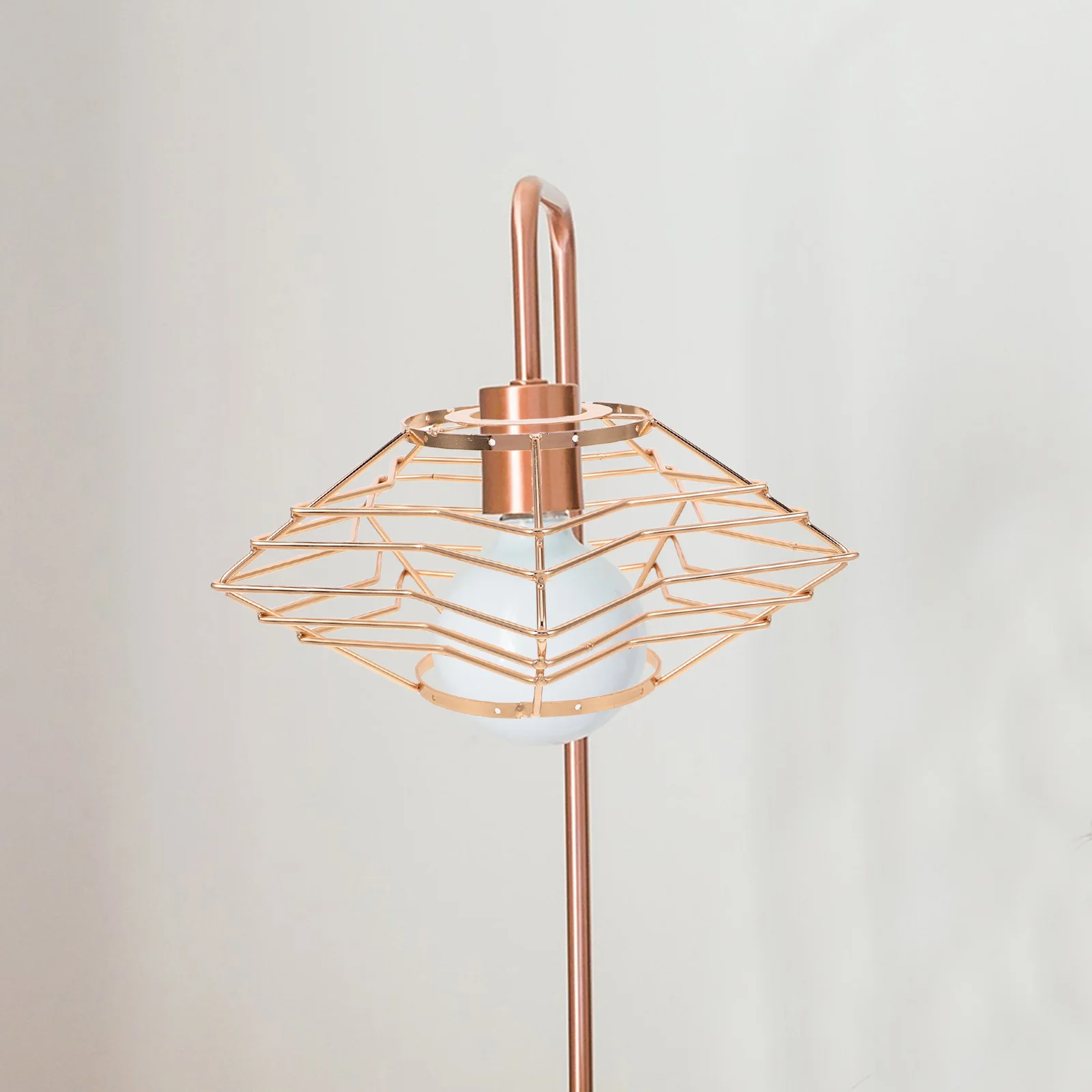 

Lampshade Frame: Vintage Metal Hanging Lamp Guard Hollow Out Design E27 Socket Black Industrial Pendant Light Shade For