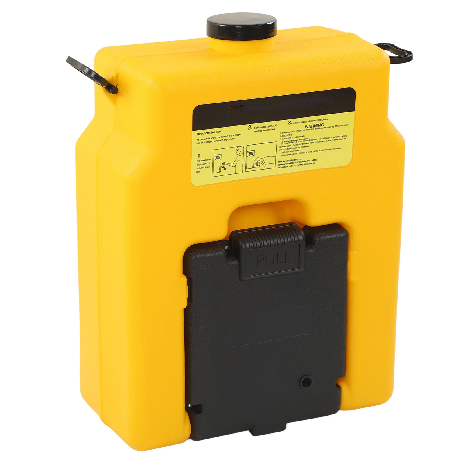 Premium Safe Eye Wash Station 53L 14 Gallon Refillable Wall Mounted Safety Emergency Eye Washing Station Protection Accessory