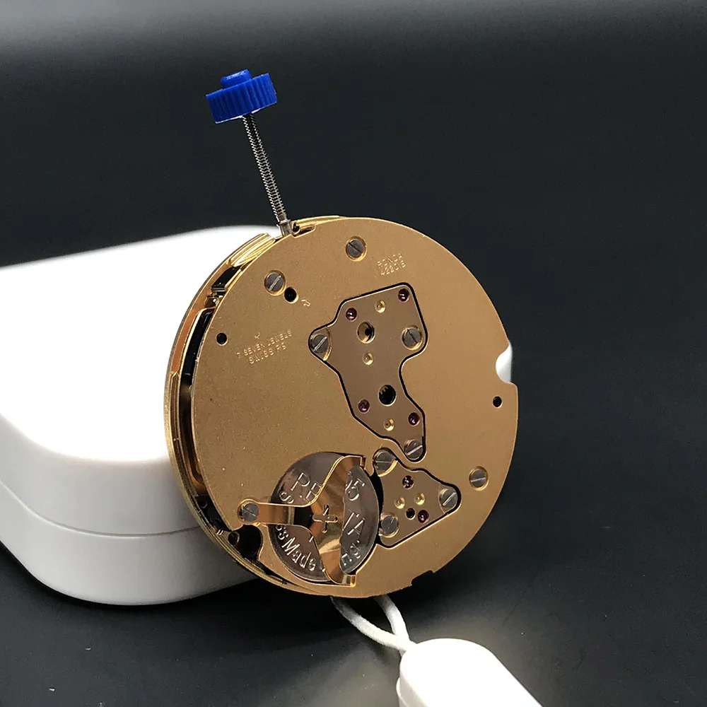 Golden Quartz Watch Movement Ronda 4220B 4220.B Standard SW Seven Jewels Plus Battery Watch Repair Tool Brand Clock