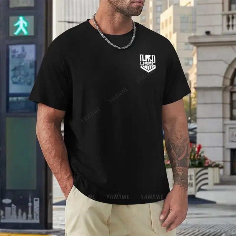 summer man black USEC - Escape From Tarkov T-Shirt aesthetic clothes vintage t shirt men t shirt men cotton tshirt o-neck tops