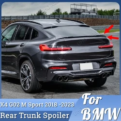 Dla BMW X4 G02 M wydajność styl 2018 2019 2020 2021 2022 2023 samochodów tylne skrzydło spoilera ABS ogon Trunk wargi ciała zestawy Tuning