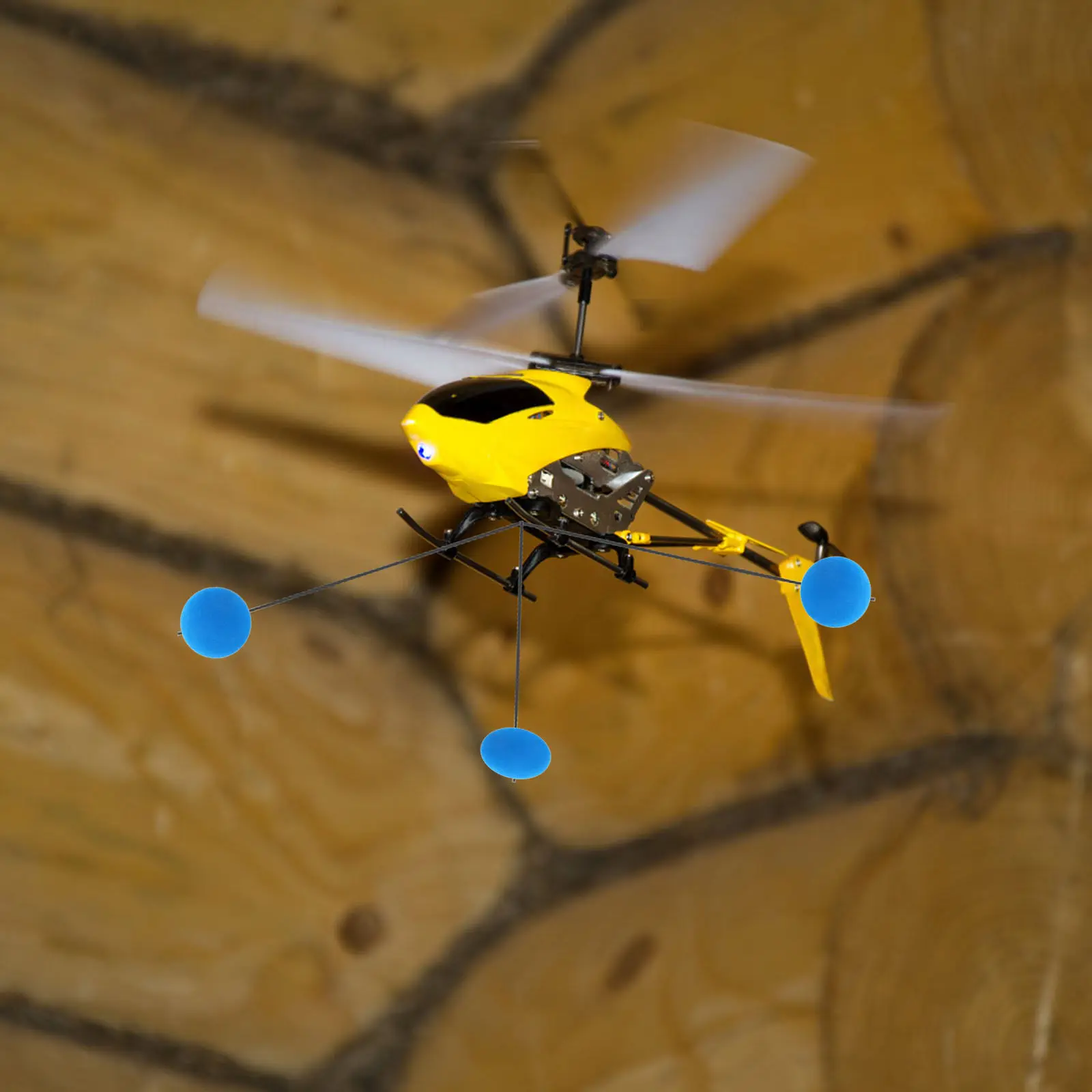 

3 set 3 Sets Blue Frame Sponge Ball Training Kit For Rc Helicopter Airplane Remote Control Stability Gear Landing Accessories