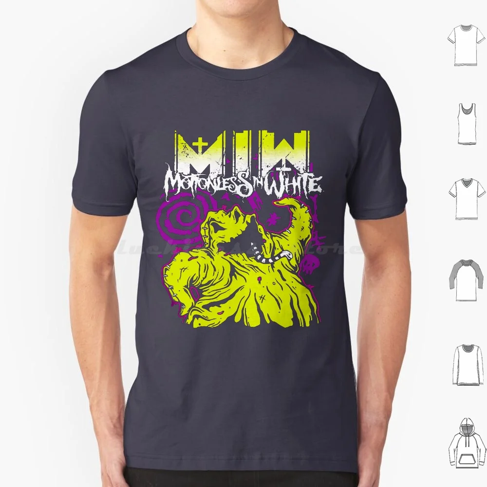 

Футболка Motionless In White Oogie Boogie Футболка унисекс большого размера 100% хлопок Motionless In White