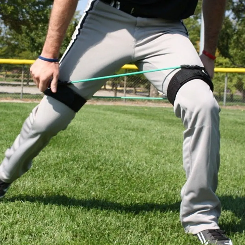 1 زوج حزام الفخذ النيوبرين مبطن اللياقة البدنية الساقين الكفة قابل للتعديل تدريب القوة اكسسوارات سرعة ممارسة لتايكوندو القدم #5