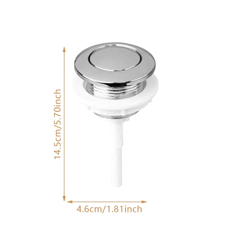Tool Toilet Tank Button Corrosion-resistant Flush Toilet Push Single Rust-proof Household Products Accessories