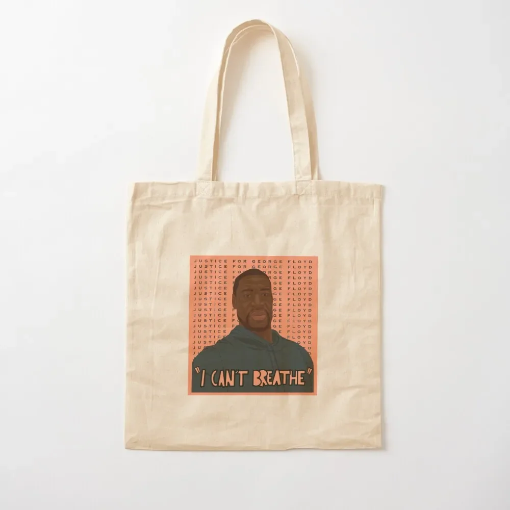 

Justice for George Floyd Tote Bag hand bag shopper bag woman tote canvas