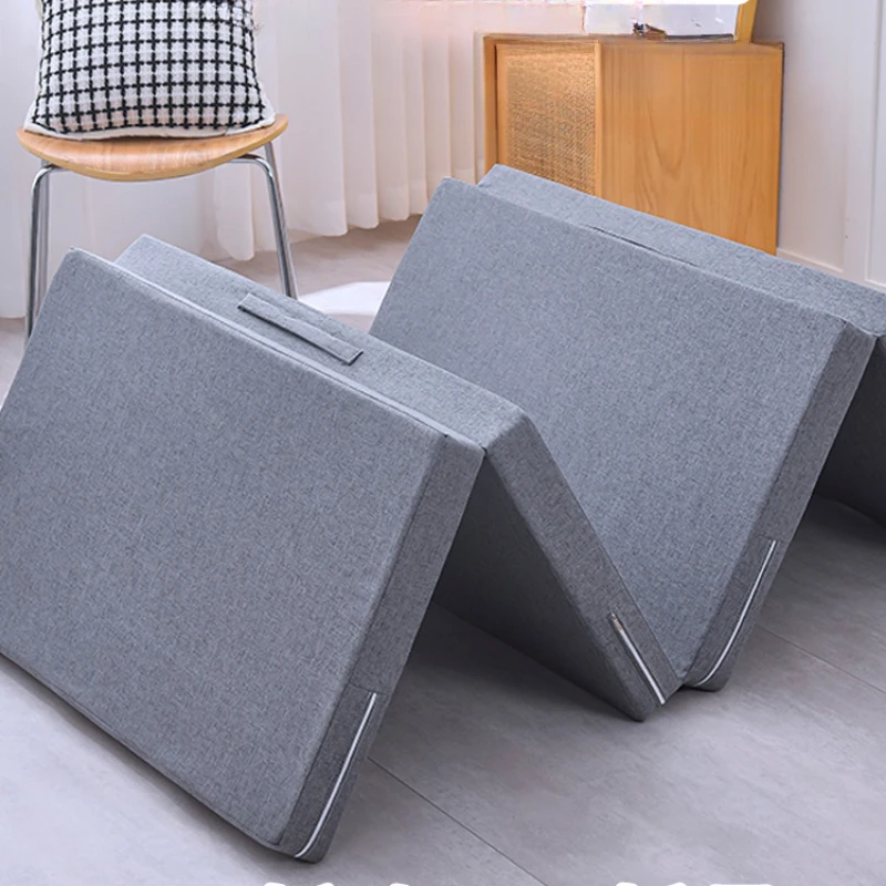 Memory Foam Folding Mattresses Bay Window Seat Pad Yoga Mat for Sleeping on The Floor Tatami Furniture School Office Lunch Break