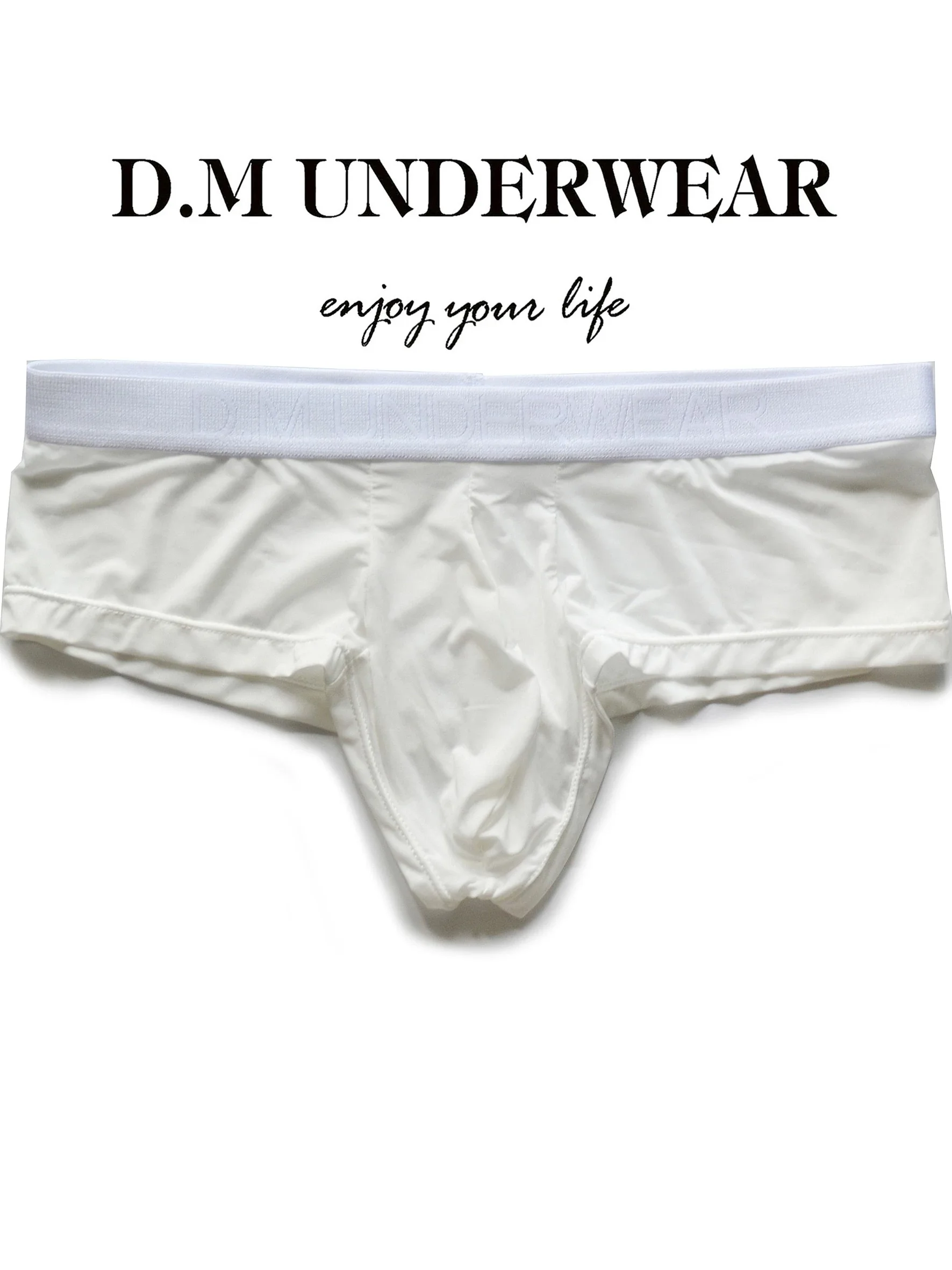 

DM Hot men underwear summer boxer briefs solid color briefs