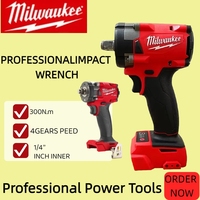 Milwaukee 1/2 Brushless Impact Driver 800NM Brushless Impact Drill  Car Truck Repair Screwdriver Tools Comes Tool 18V battery