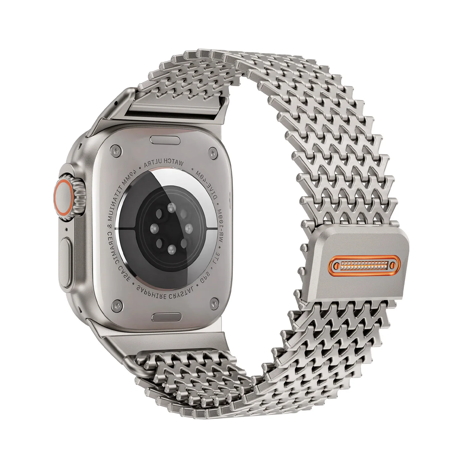 Magnetisches Edelstahlarmband für Apple Watch Band 49 mm 46/45/44 mm 41/40 mm Armband Iwatch Serie 11 10 9 8 7 SE3 Ultra Correas