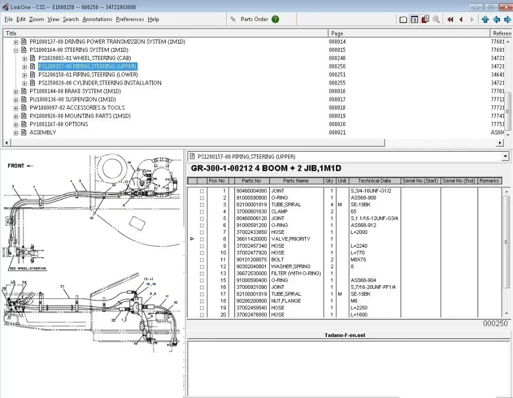 AutoEPC Tadano Spare Parts Catalog 2021 FULL Offline With All Models