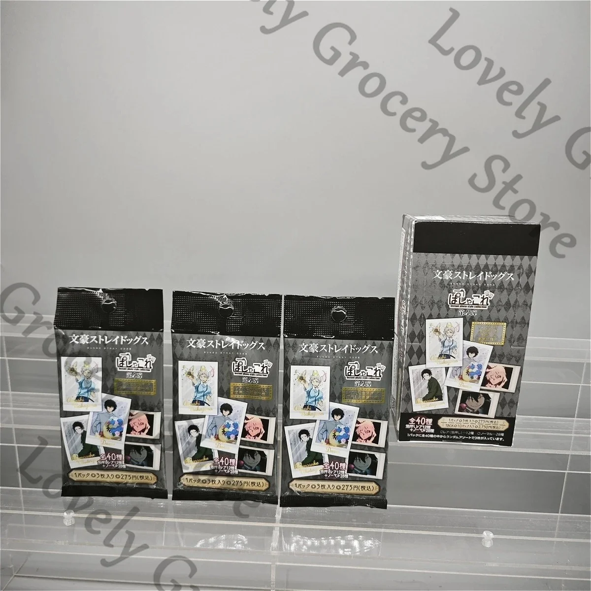 Anime ‌Bungo Stray Dogs Fyodor D Nikolai Gogol‌ Sigma Dazai Osamu Nakajima Atsushi Cosplay Cartoon Polaroid Card Lesser Calorie