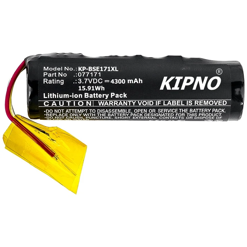 

KIPNO Category Speaker 4300mAh Battery For BOSE 077171 SoundLink Micro 423816 Color Black Volts 3.70V