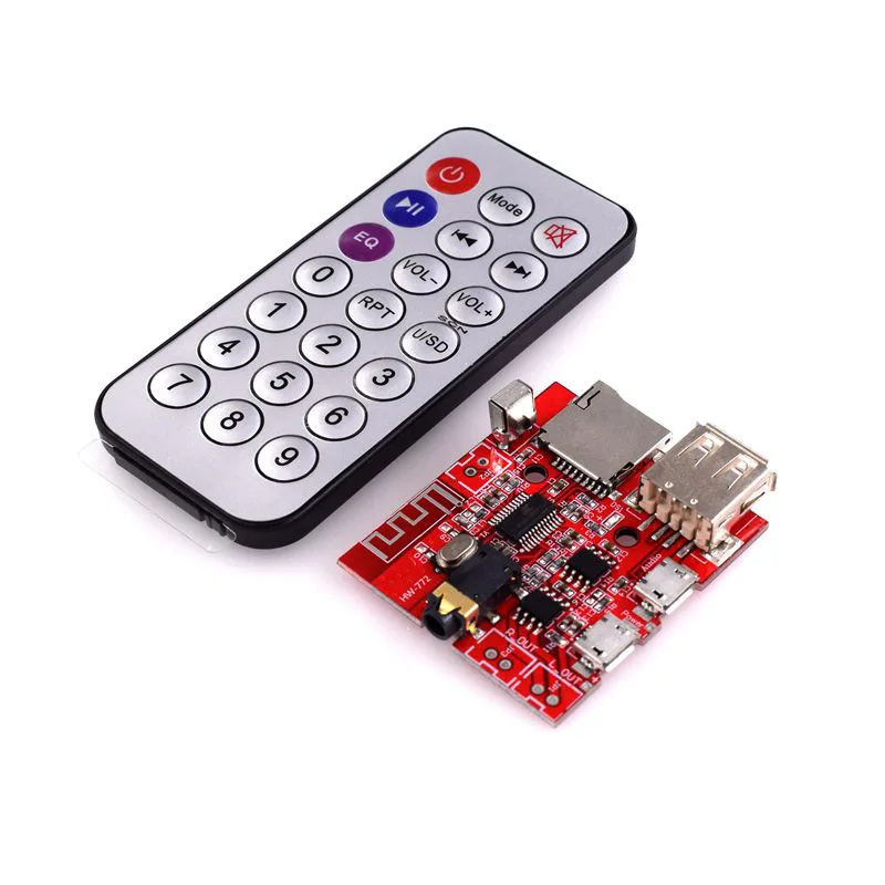 Bluetooth MP3 Decoding Module Audio Receiving Board Lossless car Speaker Amplifier Modified Bluetooth 4.1 Circuit Board