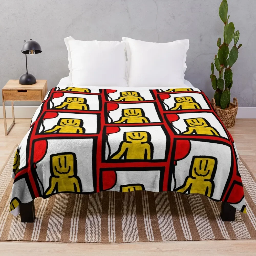 

Partygoer Portrait Throw Blanket Soft Bedroom Blanket for Night Sleeping