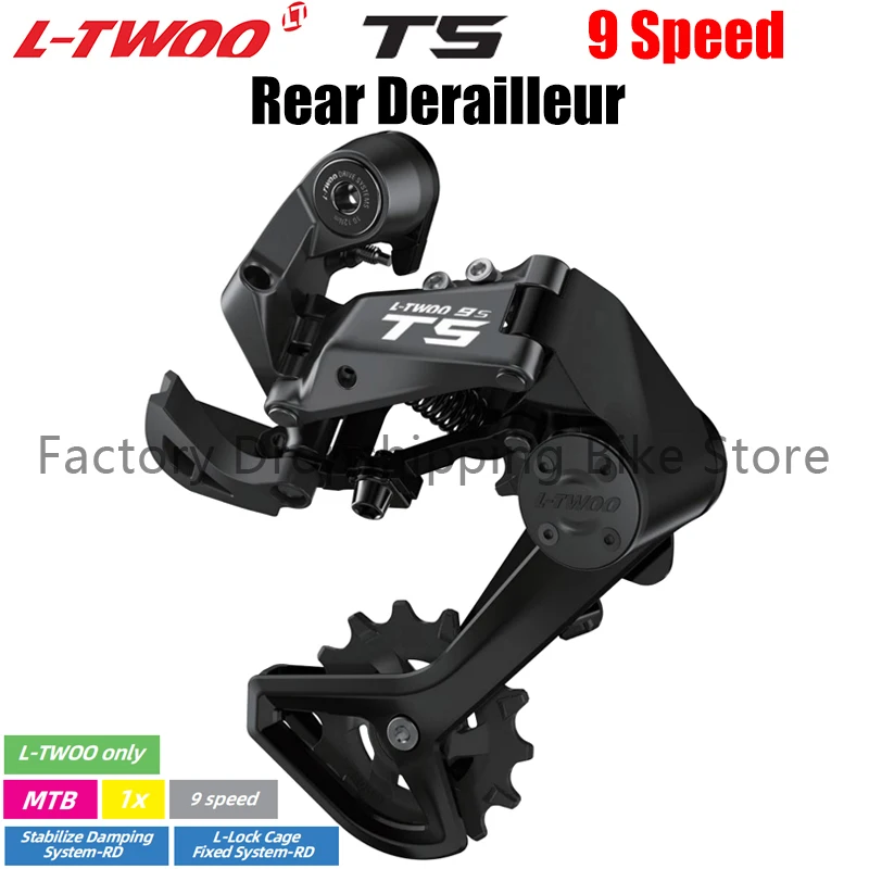 LTWOO T5 1x9 Speed Mountain Bike Derailleur Groupset 9S Trigger Shifter 9V Stabilize Damping System RD Original Bicycle Parts