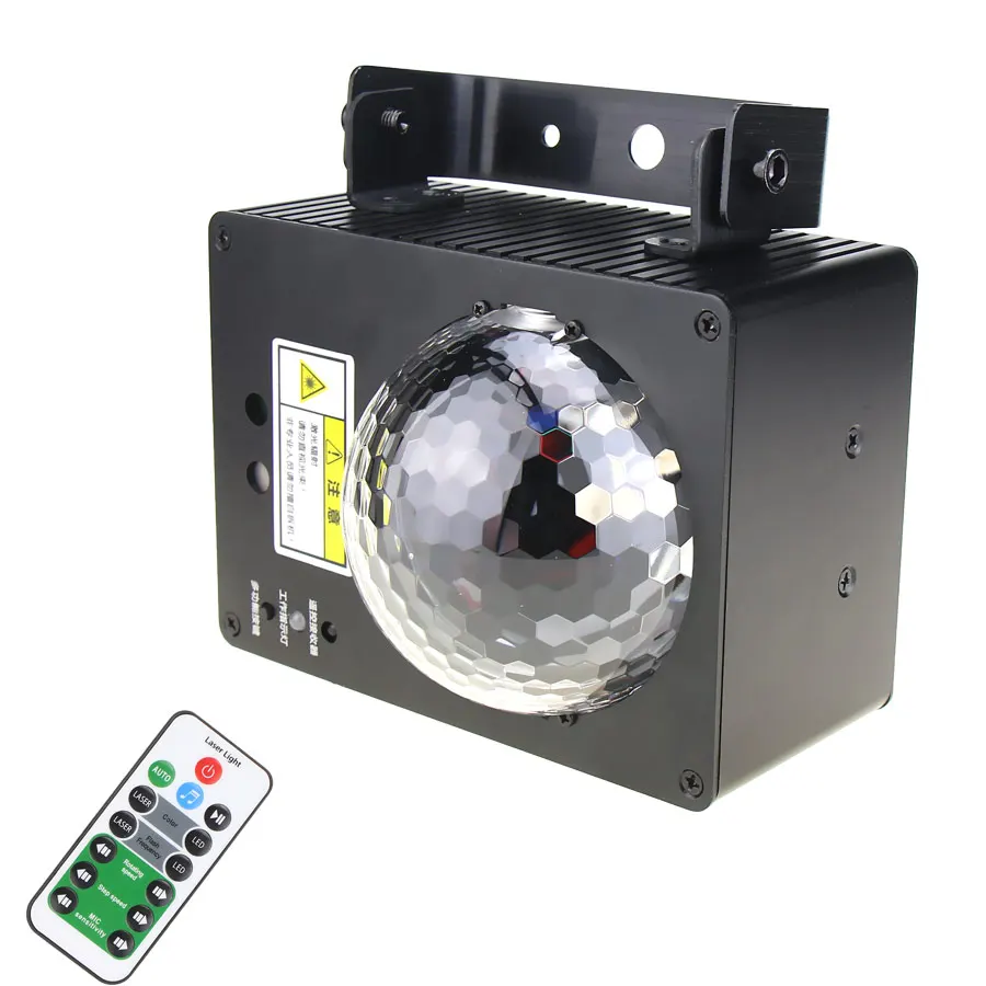ESHINY Battery RGB LED Magic Ball 64 Pattern DJ Disco Light Bar RG Laser Projector Party Dance Room Stage Effect Lamp USB B226N7