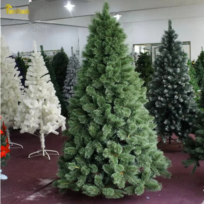 

Teellook's new 1.2m/5.0m flowering pine needle Christmas tree for Christmas and New Year mall decorations