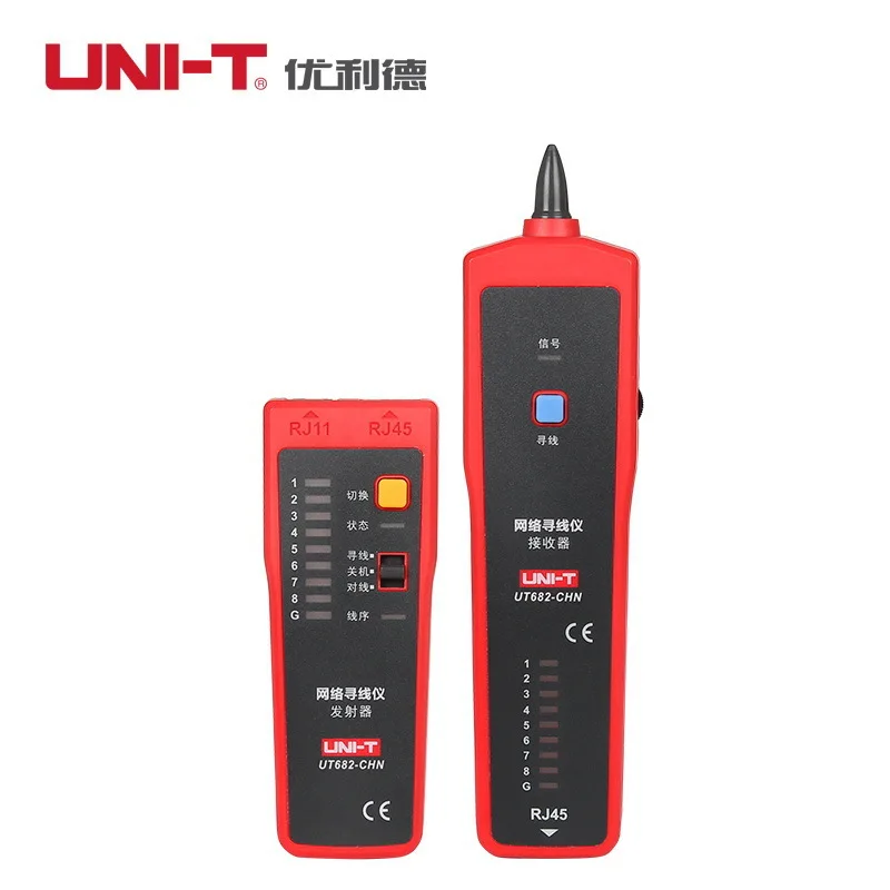 

UT682 Тестер сетевых проводов Трекер RJ11 RJ45 Wire Line Finder Тестер локальной сети Ручной инструмент для тестирования кабелей для обслуживания сети
