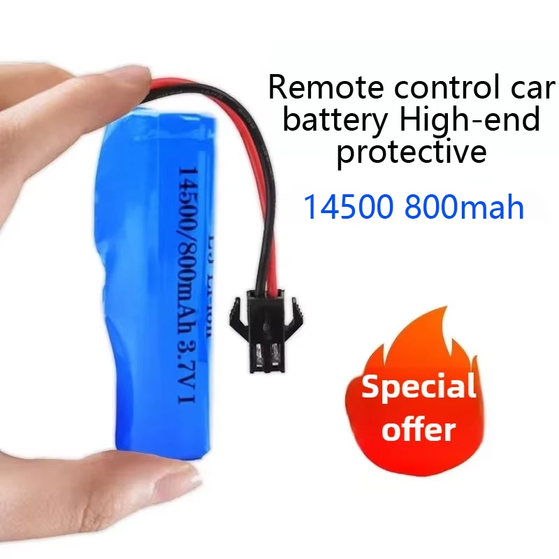 1-8 Pcs 3.7V 800mah 14500 AA Rechargeable Battery for Remote Control Toys Helicopter Car Train Motorcycle Toy Car Batteries
