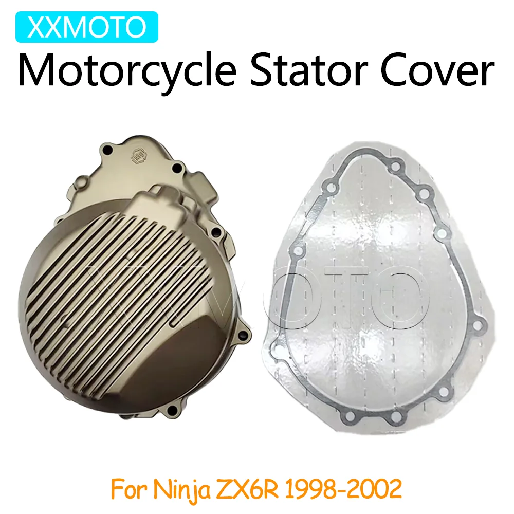 

For Kawasaki Ninja ZX6R ZX 6R ZX-6R 1998 1999 2000 2001 2002 Motorcycle Stator Cover Engine Generator Ignition Crankcase Cover